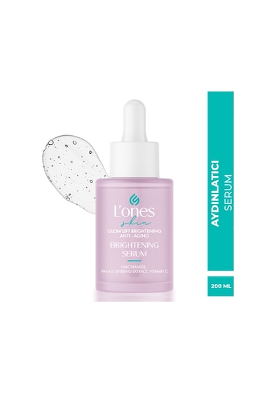Lones Glow Lift Aydınlatıcı Cilt Serumu 30ml