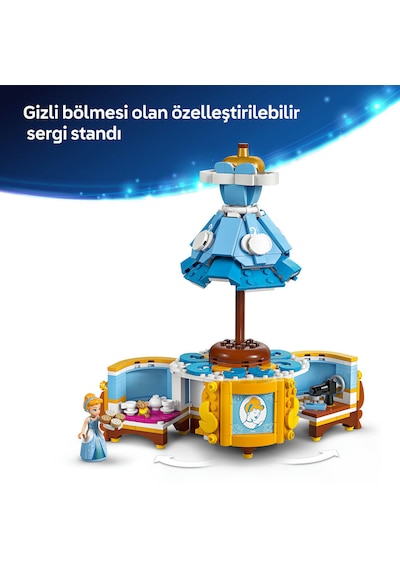 LEGO® ǀ Disney Princess Sindirella'nın Elbisesi 43266 - 9 Yaş ve Üzeri Prenses Seven Çocuklar için Yaratıcı Oyuncak Yapım Seti (474 Parça)
