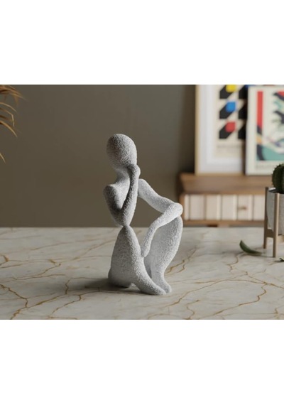 Nobody - The Thinker Düşünen Adam Biblo, Soyut Tasarım Modern Heykel, Ofis Ve Yönetici Masası Aksesuarları, Minim Diğer
