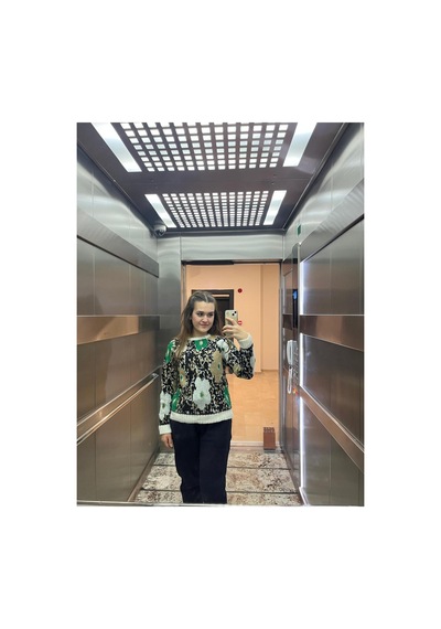 Youknitwear You Daisy Bisiklet Yaka Triko Kazak Ekru