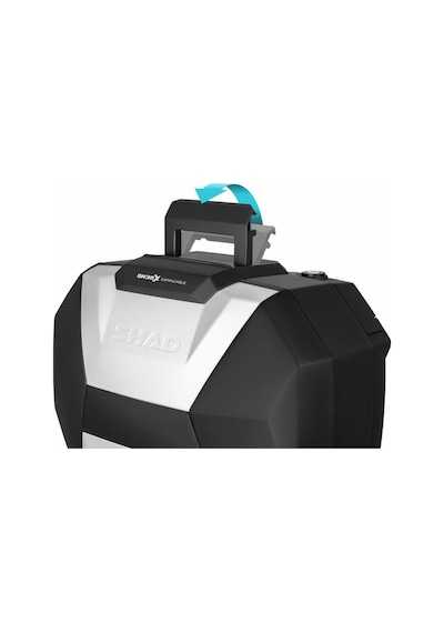 Motosiklet Çanta - Topcase - Sh38x-al 38 38 Litre Alüminyum Kapaklı Yan Çanta Takım Siyah