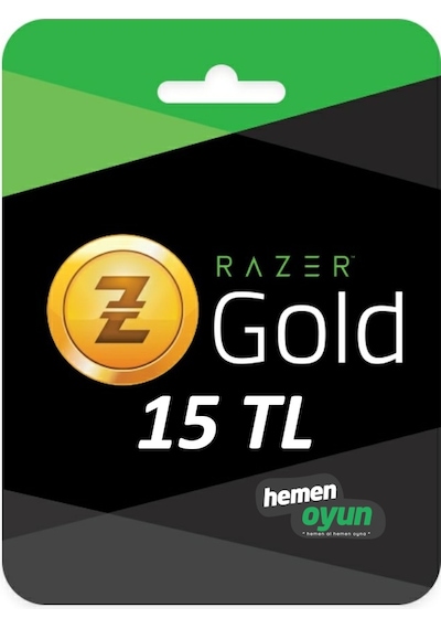 15 TL Razer Gold 15 TL Razer Gold E-Pin