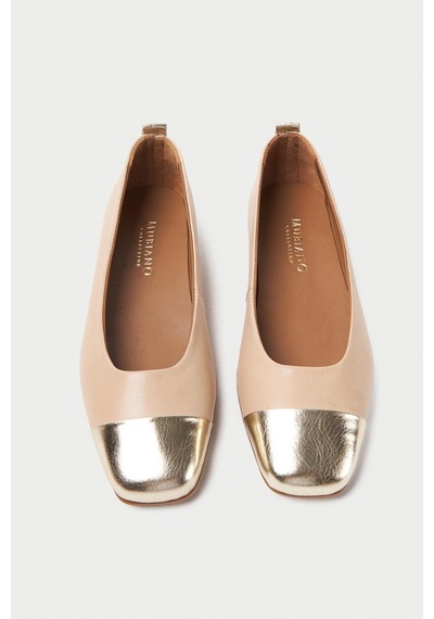 Mubiano Hakiki Deri Collection Kadın Babet Nude - Mcsr1010 - N Ten