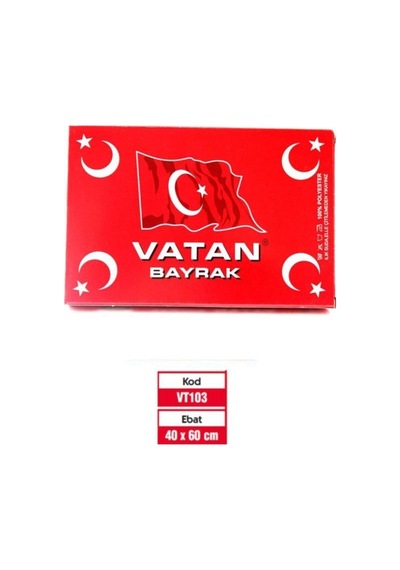 Türk Bayrağı 40 X 60 Cm.