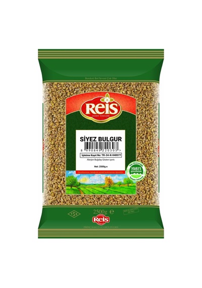 Reis Siyez Bulgur 2,5 Kg - Geleneksel Taş Değirmen, Genetiği Değişmemiş 2'li Ekonomik Paket - 2 Tarı
