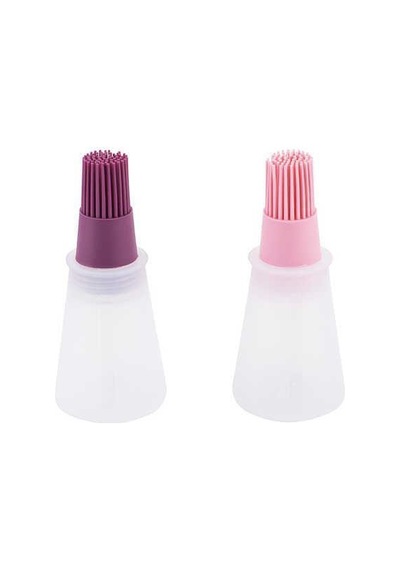 Tantitoni Açık Pembe Vişne Silikon Fırça Seti 11.6 CM