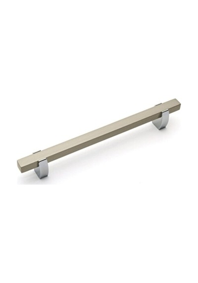 765-160 Mm Krom Beyaz Mobilya Kulp Siyah