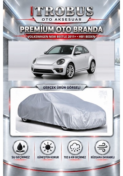 Volkswagen New Beetle 2011 Ve Sonrası Uyumlu Premium Araba Brandası Oto Branda Hb1 Beden