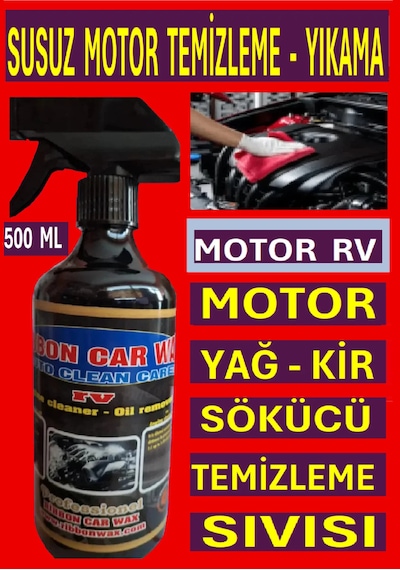 Motor Rv Susuz Motor Temizleme Temizleyici Sıvısı 500 Ml Uyumlu