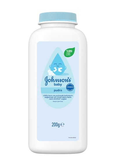 Johnsons Baby Bebek Pudrası 200gr Klasik %99 Doğal