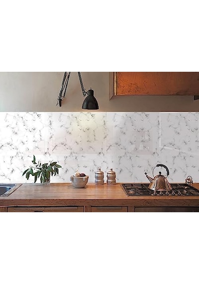 Kendinden Yapışkanlı Yer Zemin Kaplama, Duvar Kaplama, Fayans Çıkartması Granit Mermer Desenli Pvc Panel 41x62 Cm Genel