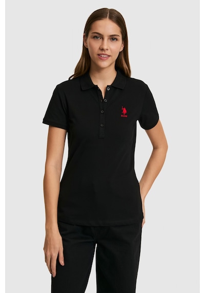 U.S. Polo Assn. U.s. Polo Assn. Kadın Siyah Tişört Basic 50321798-vr046