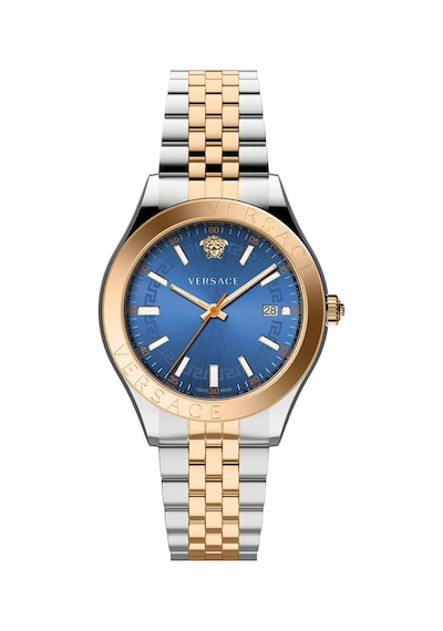 Versace Quartz Erkek Kol Saati Vrscvevk01424 Altın - Mavi