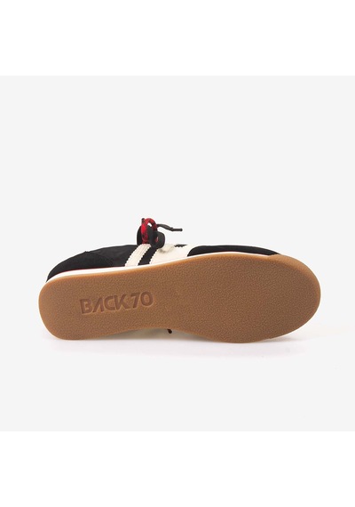 Back70 Kadın Bağcıklı Süet Spor & Sneaker Ayakkabı A26 siyah