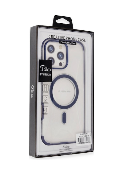 Joko Apple İphone 16 Pro Max Hilton Magsafe Kapak - Titan Gri 0.2M-Çok Renkli