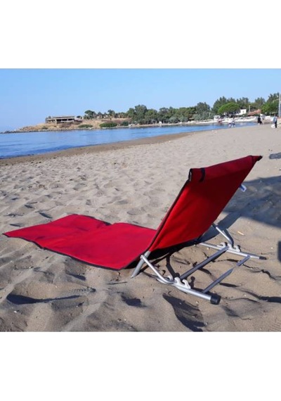 Depolife Depolife Pratik Katlanır Çantalı Yastıkl Baş Ayarlı Şezlong Omuz (432353629)