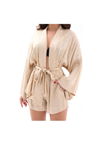Butik İstanbul 7002 Kimono Şortlu Takım-gera