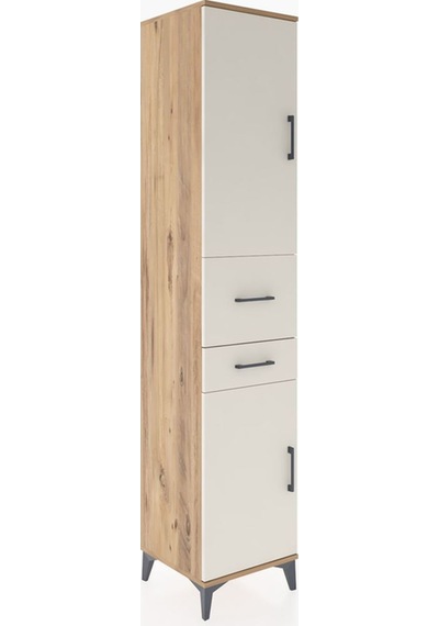 Hyperion Dolap 4 Raflı 2 Çekmeceli 2 Kapaklı 44x44x221 Çam-ay... Çam