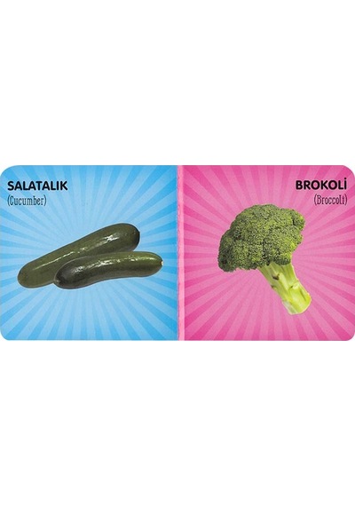 Sebzeler - Türkçe - İngilizce İlk Bilgilerim Dizisi- Çocuk Gezegeni