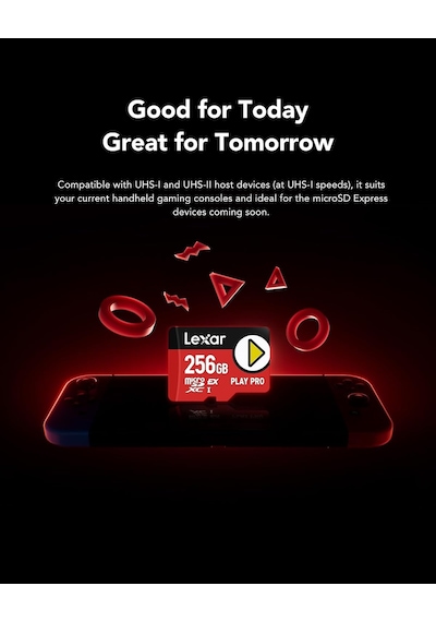 Play Pro Micro Sd Express 256gb, 900mb/s Okuma, 600mb/s Yazma