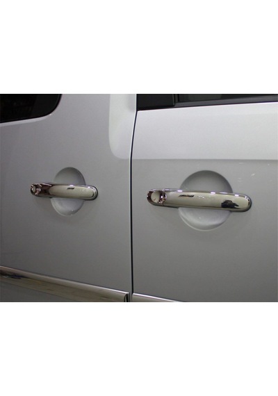 Vw Volkswagen Transporter T5 Uyumlu Kapı Kolu 3 Parça 2010-2014 Paslanmaz Krom