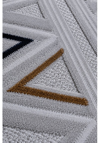 Arma Serisi Multi Renkli Etnik Desenli Modern Halı Mc 371 Çok Renkli