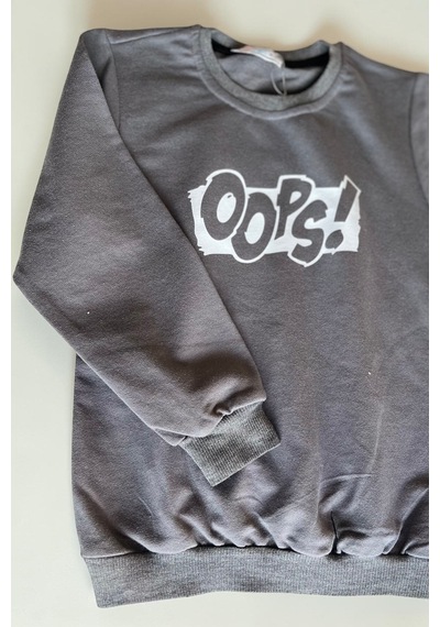 Minik Motion 3'lü Set Çocuk Baskılı 2 İplik Penye Sweatshirt Füme - Siyah - Turuncu Minik Motion 3'lü Set Çocuk Baskılı 2 İplik Penye Sweatshirt Füme - Siyah - Turuncu