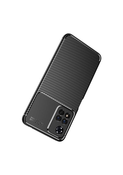 Xiaomi Redmi Note 11 Pro Plus 5g Kılıf Karbon Görünümlü Silikon Kamera Korumalı Üstün Koruma Pazarplus Siyah