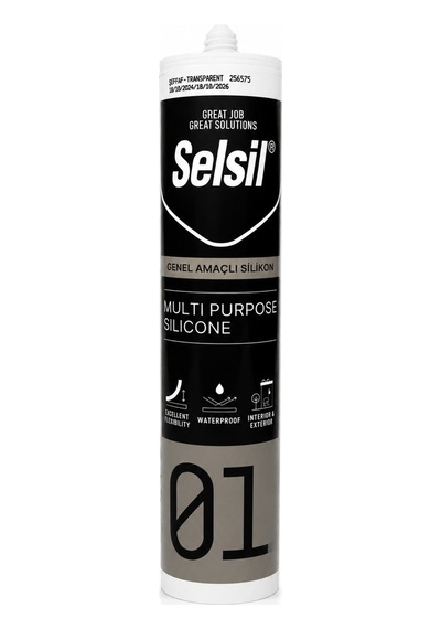 Selsil 01 Genel Amaçlı Silikon Şeffaf
