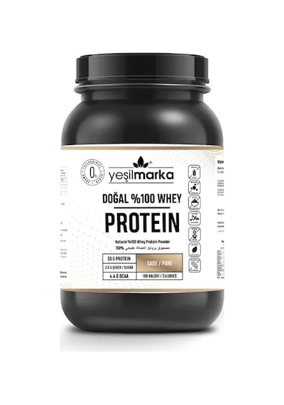 Yeşilmarka Doğal Whey Protein Tozu – Saf / Aromasız 748 Gr