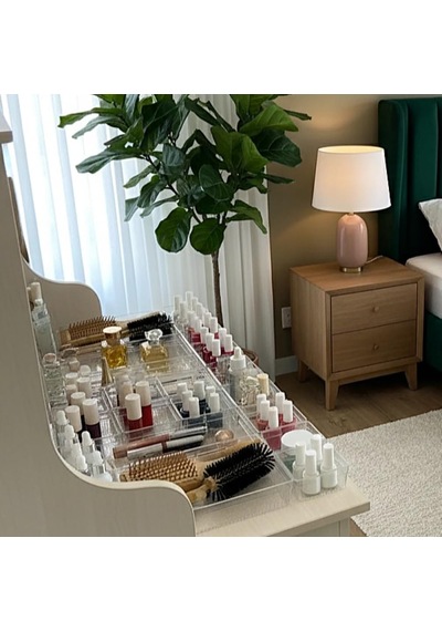 Ayrex Modüler Organizer Set Çekmece İçi Dolap İçi Düzenleyici Organizer Kristal 6'li Set Genel