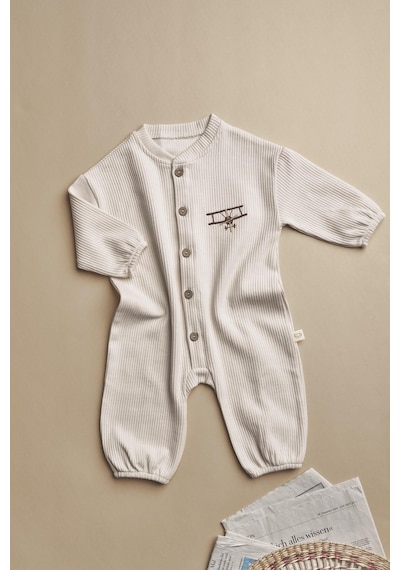 Oh La La Koala Little Aviator Baby Tulum Krem