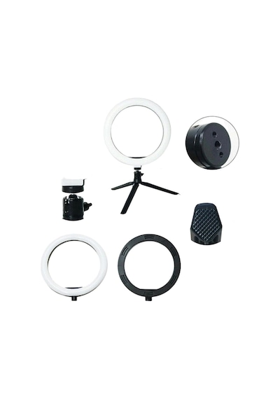 8inç 20cm Youtube Instagram Tiktok Selfie Stüdyo Video Fotoğraf Ring Light Tripod Led Halk Beyaz