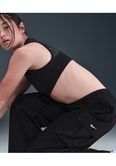 Nike Sportswear Mid-rise Oversized Woven Cargo Pantalon-sportxstore Siyah