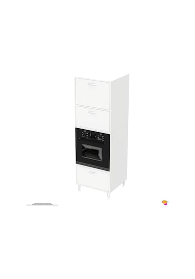 Modilayn Qen 60x186x56 Cm Boyutunda Ankastre Mutfak Kiler Dolabı - Geniş Hacimli Ve Fonksiyonel Beyaz Modilayn Qen 60x186x56 Cm Boyutunda Ankastre Mutfak Kiler Dolabı - Geniş Hacimli Ve Fonksiyonel Beyaz