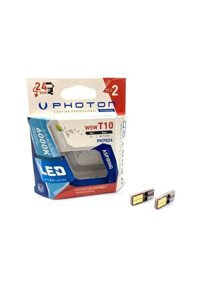 Photon Ampul T10 W5w 24v 6+6 Led Pht Ph7024