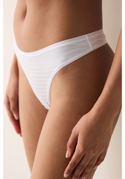 Penti Essentials Tanga Kırık Beyaz Külot