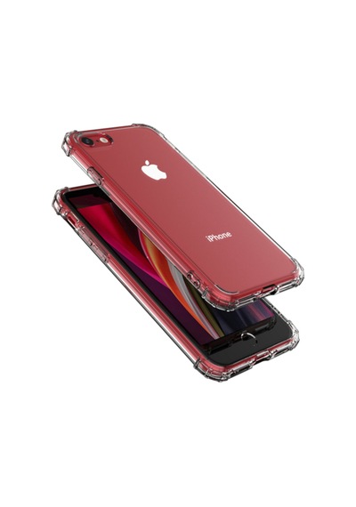 Iphone 7plus 8plus Uyumlu Şeffaf Köşe Korumalı Lüx Darbe Emici Silikon Telefon Kılıfı