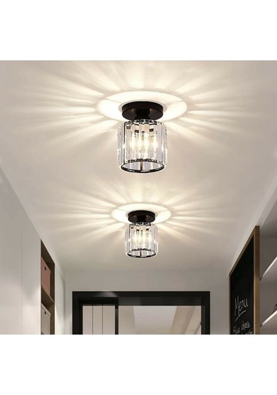 Luna Lighting Luxury Siyah Plafonyer Avize LUNAMSLS-1 Siyah