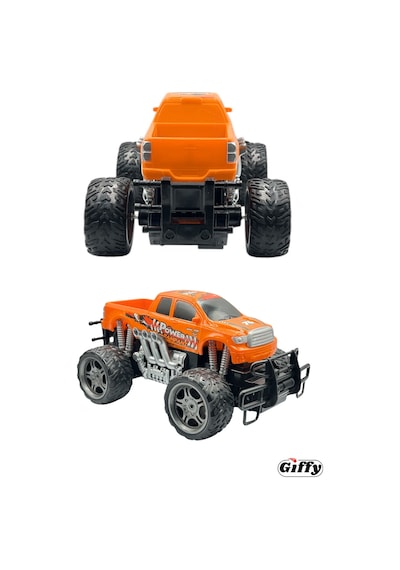 Uzaktan Kumandalı Canavar Ranger Araba Şarjlı Full Fonksiyon 4x2 Off Road Kamyon Oyuncak Arazi Aracı Turuncu