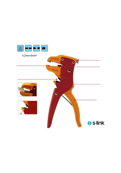 S-Link Sl-170A 0.2-6Mm Kablo Soyucu Kablo Soyma Pensesi