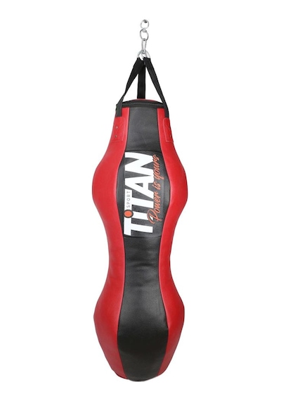 Titan Sport Mma Şekilli Kırmızı - Siyah Boks Torbası Çok Renkli