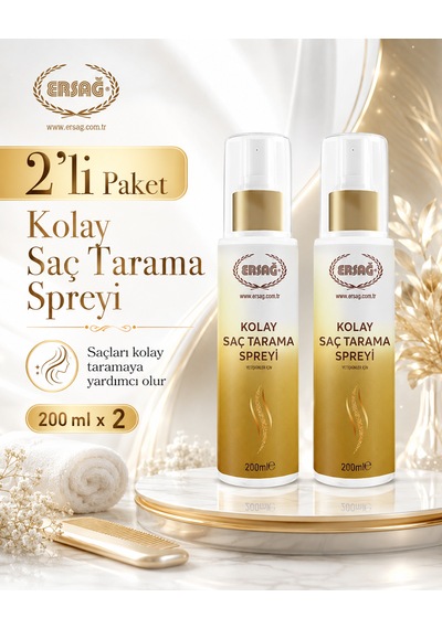 Kolay Saç Tarama Spreyi-yetişkinler İçin 200 Ml 2'li Paket