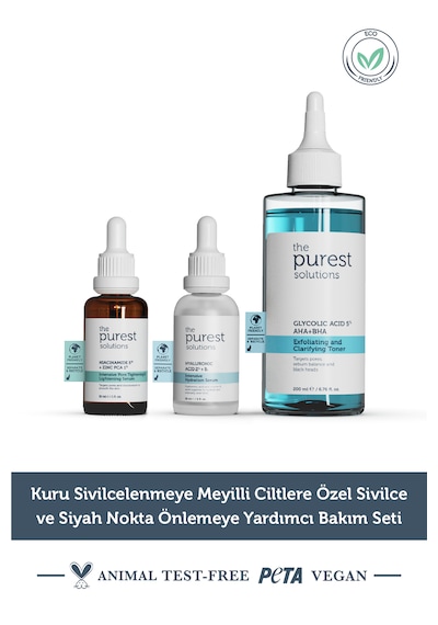 The Purest Solutions Kuru Sivilcelenmeye Meyilli Ciltlere Özel Si
