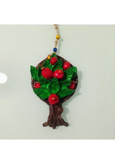 Nar Ağacı Duvar Süsü O69 9x15 Cm