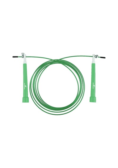 Uzunluğu Ayarlanabilir Çelik Telli Atlama İpi - Speed Rope - Yeşil