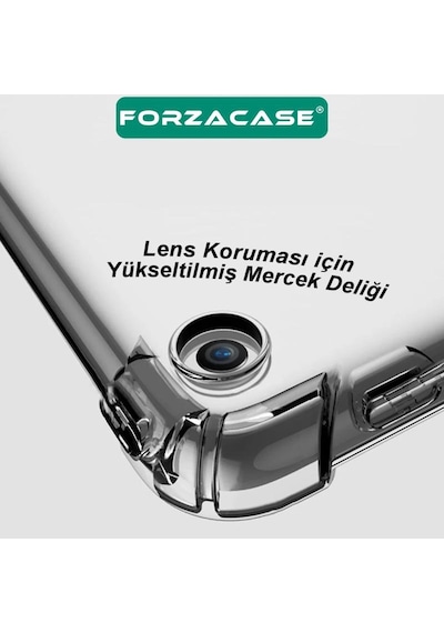 Forzacase Samsung Galaxy Tab S9 Ultra 14.6 İnch X910 İle Uyumlu Anti Shock Silikon Kılıf - Fc014 Şeffaf