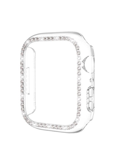 Apple Watch 7 41mm Uyumlu Sert Pc Kasa Koruyucu Watch Gard 05 - Şeffaf - T21689