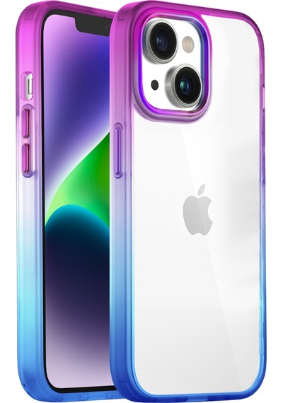 Buff Apple Uyumlu iPhone 14 Plus Air Bumper Rainbow Kilif 560957132