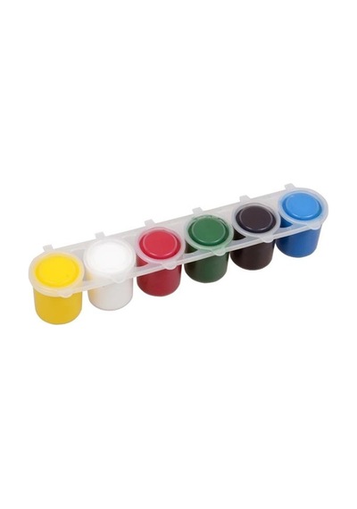 Funny Kids 6 Renk Parmak Boyası 6x25 ML